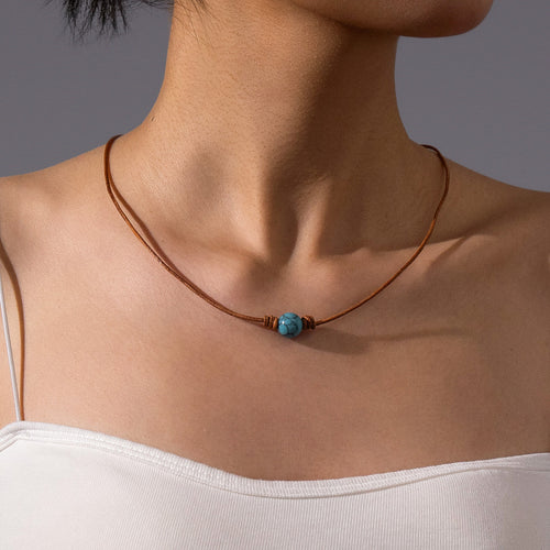 Fashionable Retro Hoop-Weaved Necklace For Women